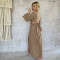 Boho Chic - Muślinowy Komplet Naomi - Pralina