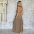 Boho Maxi Sukienka, Pralina