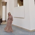 Komplet sensual Luana . Dwuczęściowy set . Spódnica maxi . Długa rozkloszowana .wysokie Rozcięcie . Koszula oversize . Nietoperz wiązana . Hiszpanka . Boho set . Boho moda . Boho Chic . Czarny komplet muślin , bawełna .zwiewny . Na urlop . Na wczasy