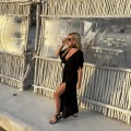 Boho Chic , sukienka , warkocze , dekolt v , gleboki dekolt , otwarte plecy , długa sukienka , zwiewna , muślin , letnia sukienka czarna