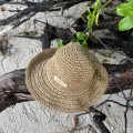 Letni kapelusz . sensual  ZANI Hat . Bucket . Straw . Nakrycie głowy . Słomkowy kapelusz . Boho styl . Nude . Karmel  . Camel . Klawisz letni . Plażowy  . Przeciwsłoneczny . Modny . Pleciony  słomkowy . Czapka rybacka .