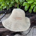 Beżowy boho bohochic Bucket Czapka rybacka Hat Kapelusz modaboho Na plażę Nowość Przeciwsłoneczny Straw Sukienki Słomiany kapelusz Słomkowy Pleciony Nakrycie głowy Logowany
