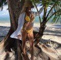 bawełna Biała boho bohochic Koszula Letnia modaboho muslin Na plażę Narzutka Naturalny Nowość Oversize Zwiewna Sensual boho line ANURI