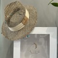 boho bohochic Bucket Czapka rybacka Hat Kapelusz modaboho Na plażę Nowość Przeciwsłoneczny Straw Sukienki Słomiany kapelusz Słomkowy Pleciony Nakrycie głowy Logowany Beżowy  brązowy karmelowy nude bez Numa  z turkusem