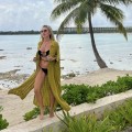 bawełna oversize bambus koszula long kimono narzutka tunika long biała WAVE boho bohochic Letnia krata sukienka maxi modaboho Modna sukienka muslin Na plażę oliwka seledyn limonka  Sukienka celebrytek Sukienka na urlop Sukienki Zwiewna luźna
